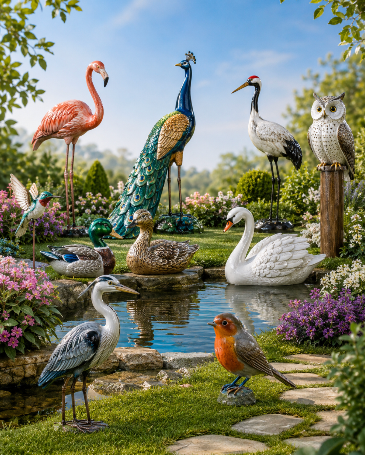 Animal ornaments indoor/outdoor