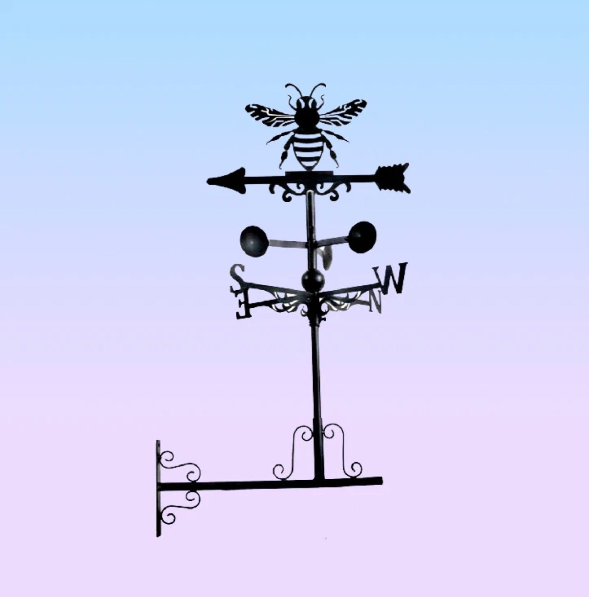Bee floor stand and wall mounted weathervane