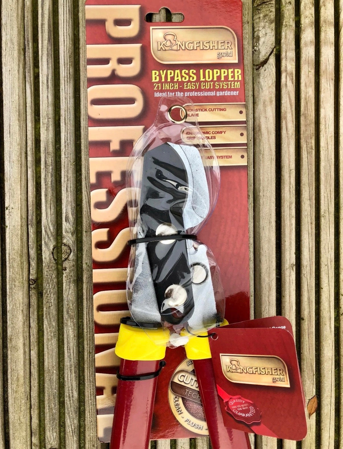Kingfisher Pro Gold 21in Easy Cut System lopper Professional Bypass Lopper Gift