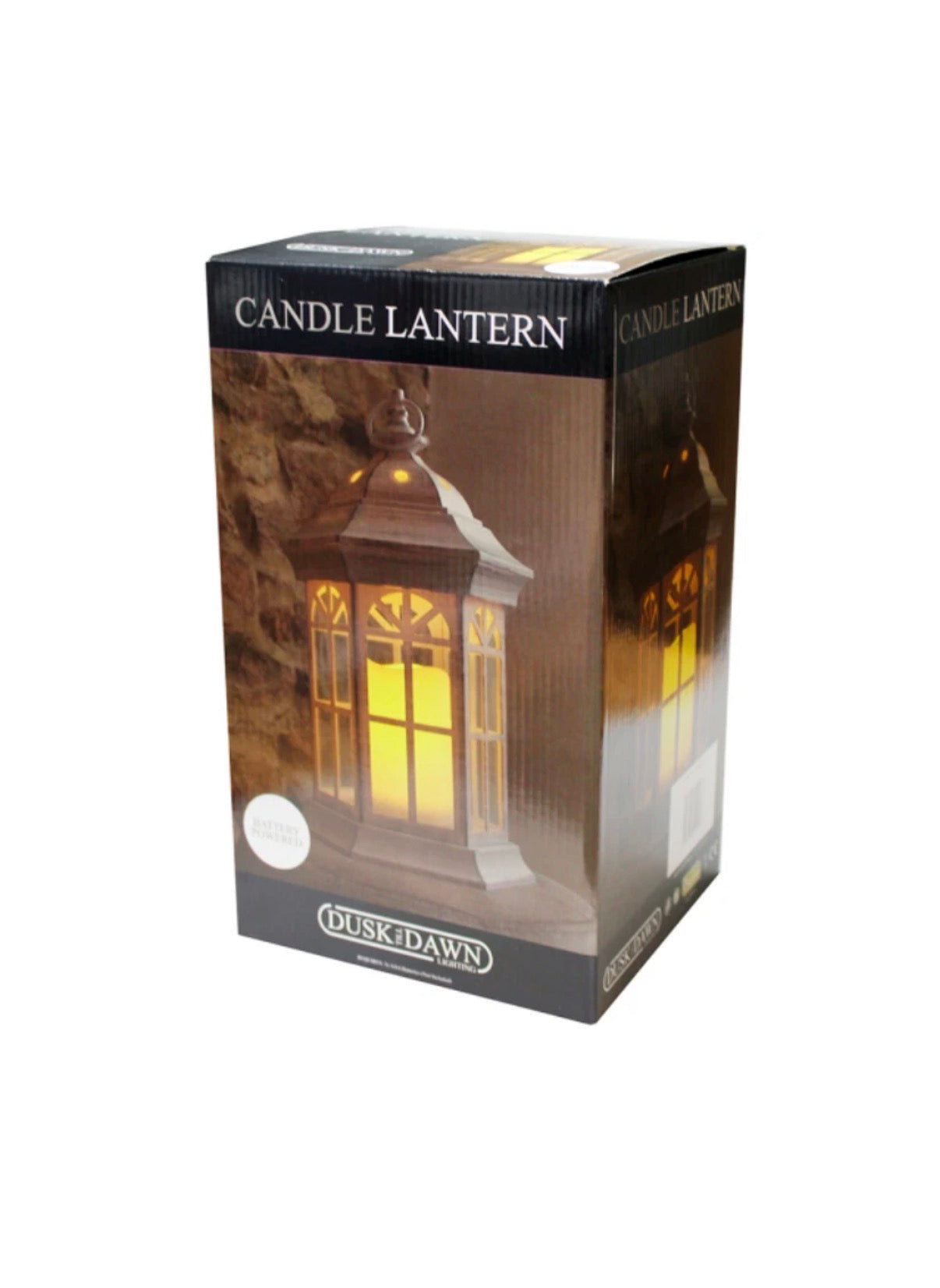 Dusk To Dawn Plastic Lantern Medium - SLCANDLE