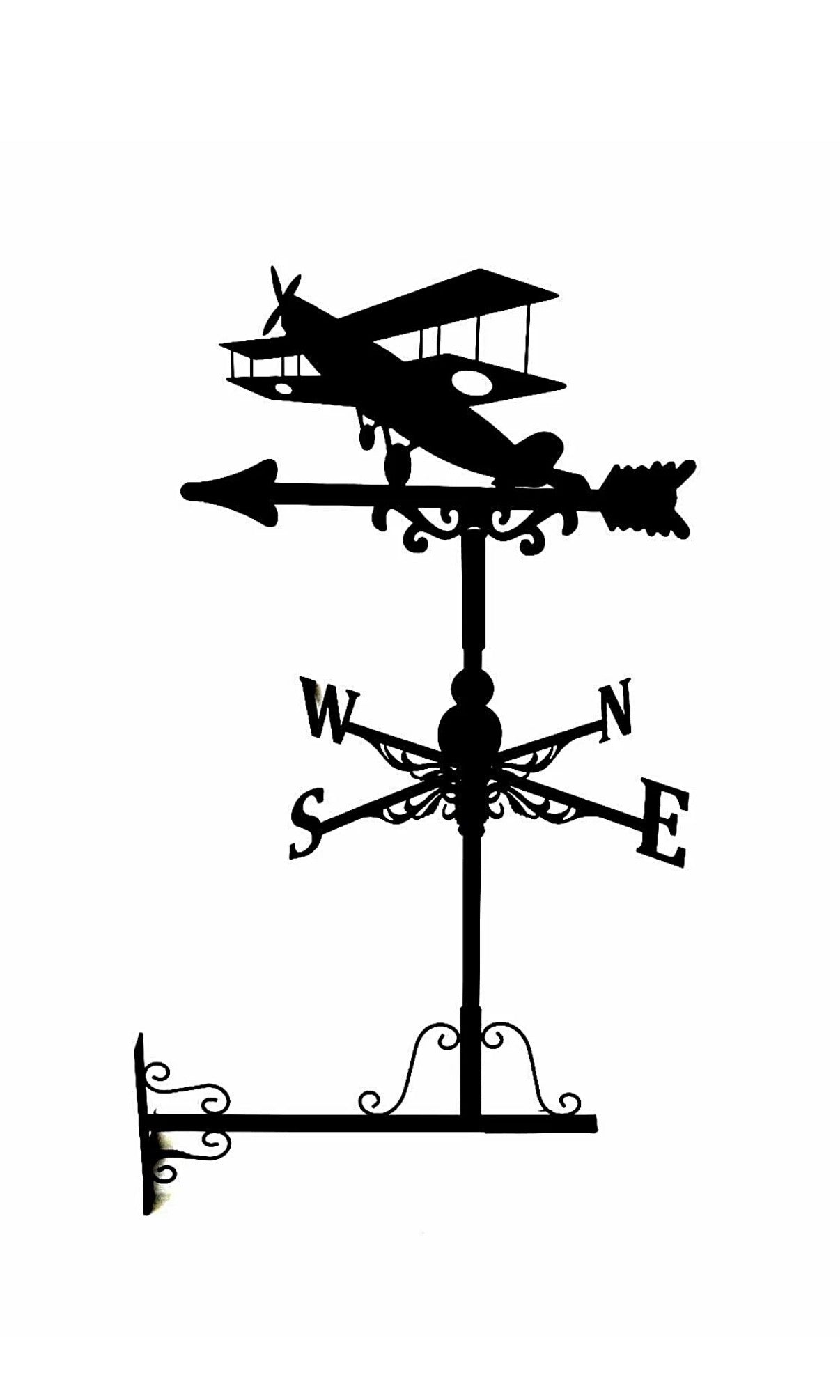 Aeroplane floor stand and wall mounted weathervane