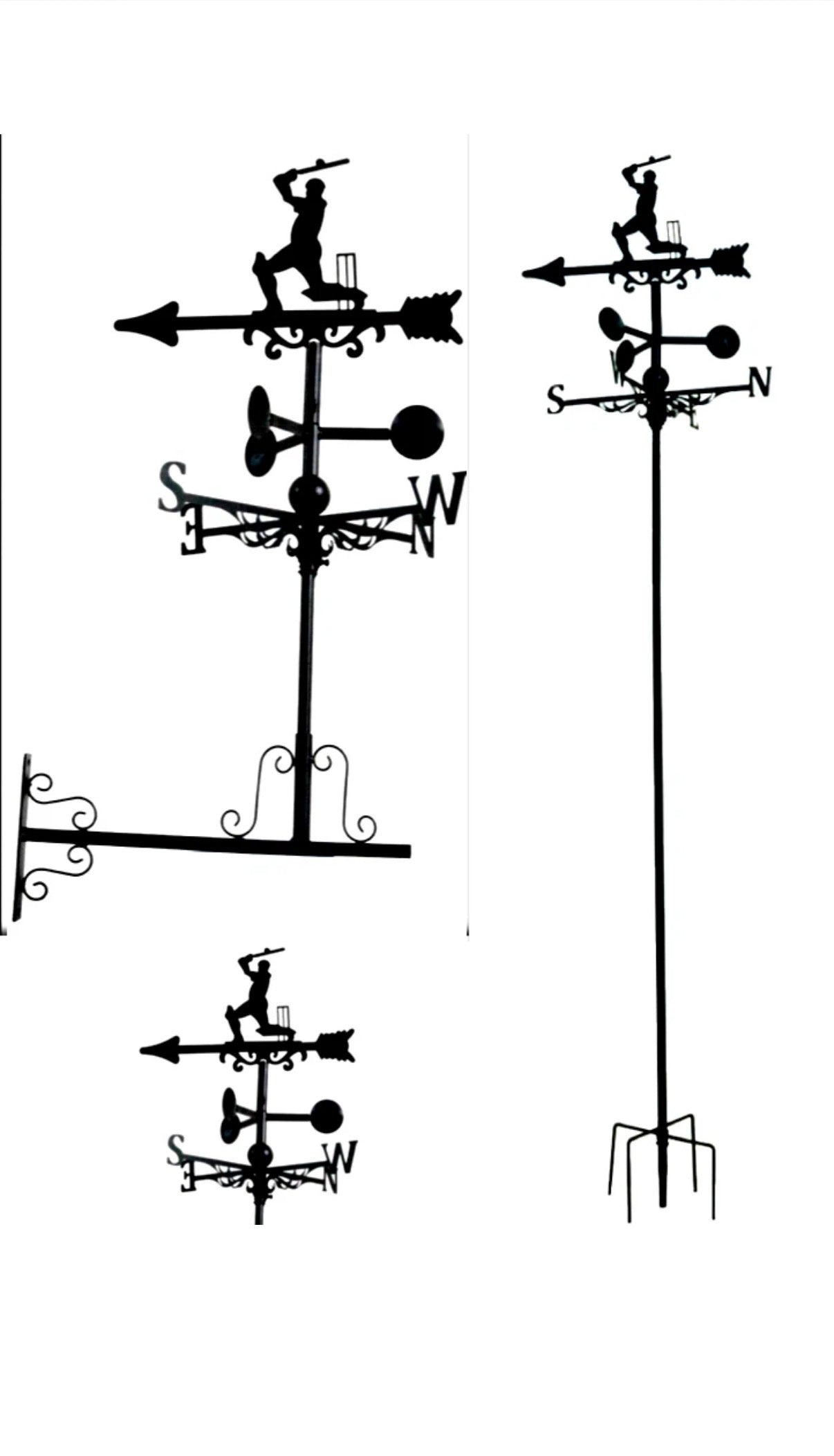 Cricket floor stand and wall mounted weathervane