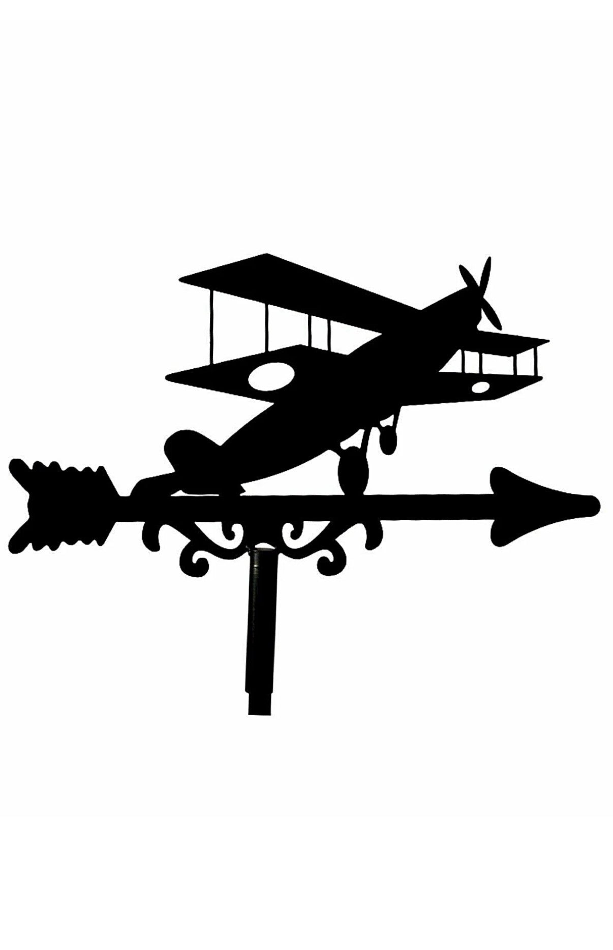 Aeroplane floor stand and wall mounted weathervane