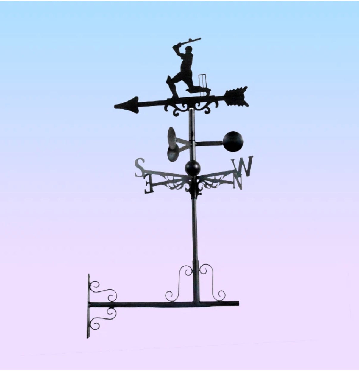 Cricket floor stand and wall mounted weathervane