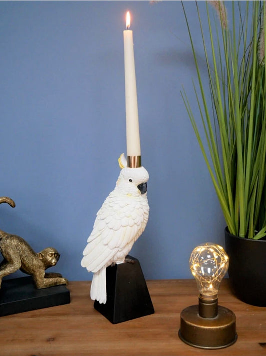 New Parrot Candle Holder Unique Home Decor Sculpture indoor gift