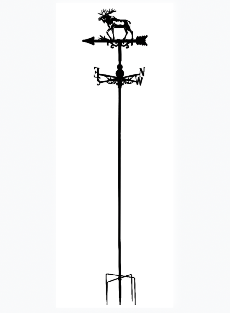 Reindeer floor stand and wall mounted weathervane