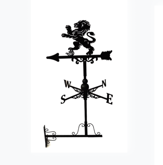 Lion floor stand and wall mounted weathervane