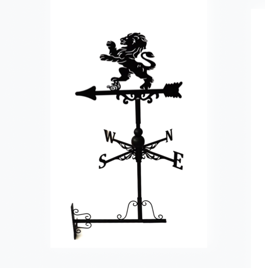 Lion floor stand and wall mounted weathervane