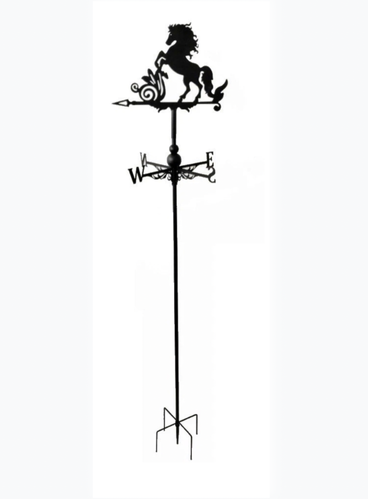 Horse floor stand and wall mounted weathervane