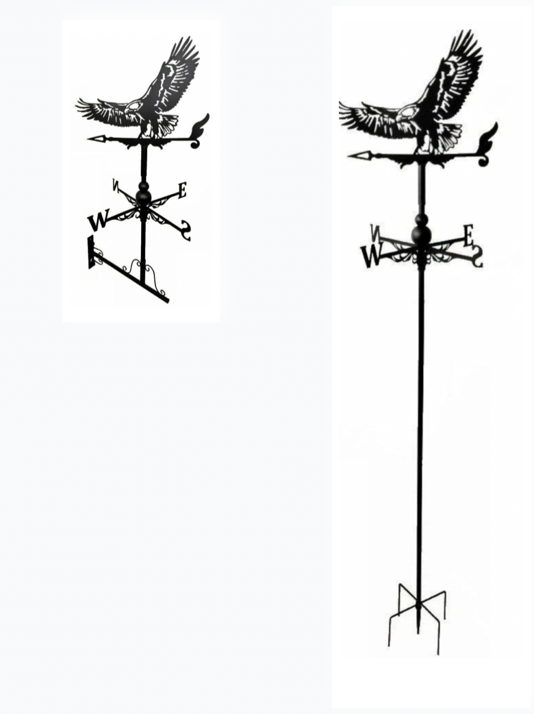 Eagle floor stand and wall mounted weathervane