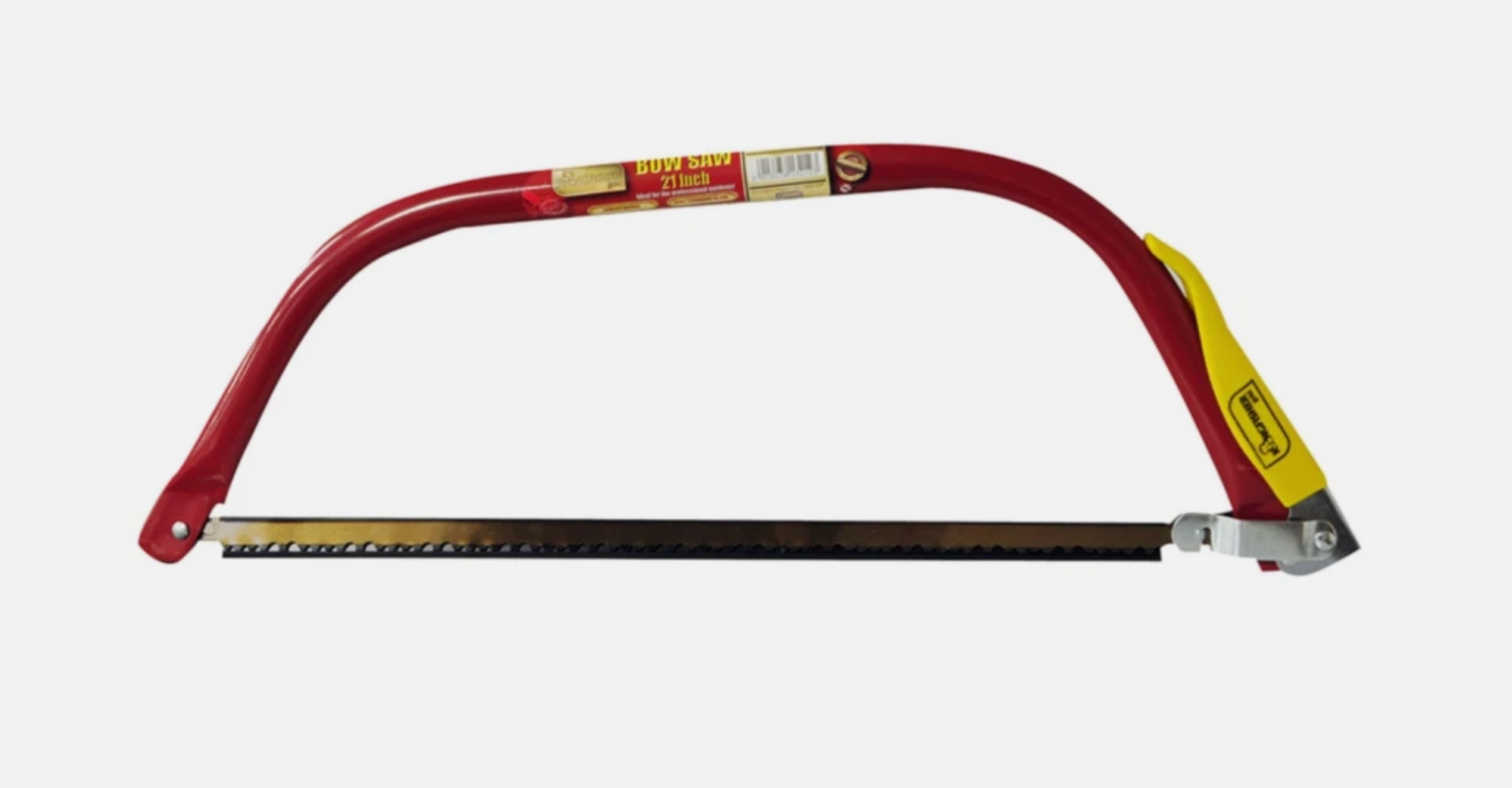 Deluxe 21 inch Bow Saw with Comfy Grip Handle - Kingfisher Pro Gold range