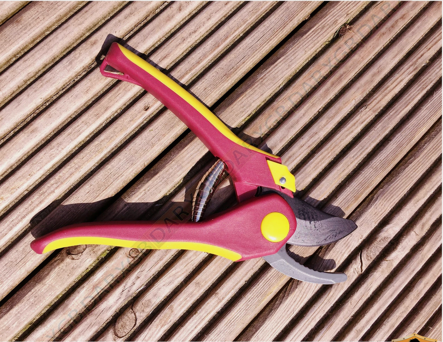 8" Kingfisher Bypass Secateurs Hand Pruner Pruning Shears Non-Stick Blades NEW