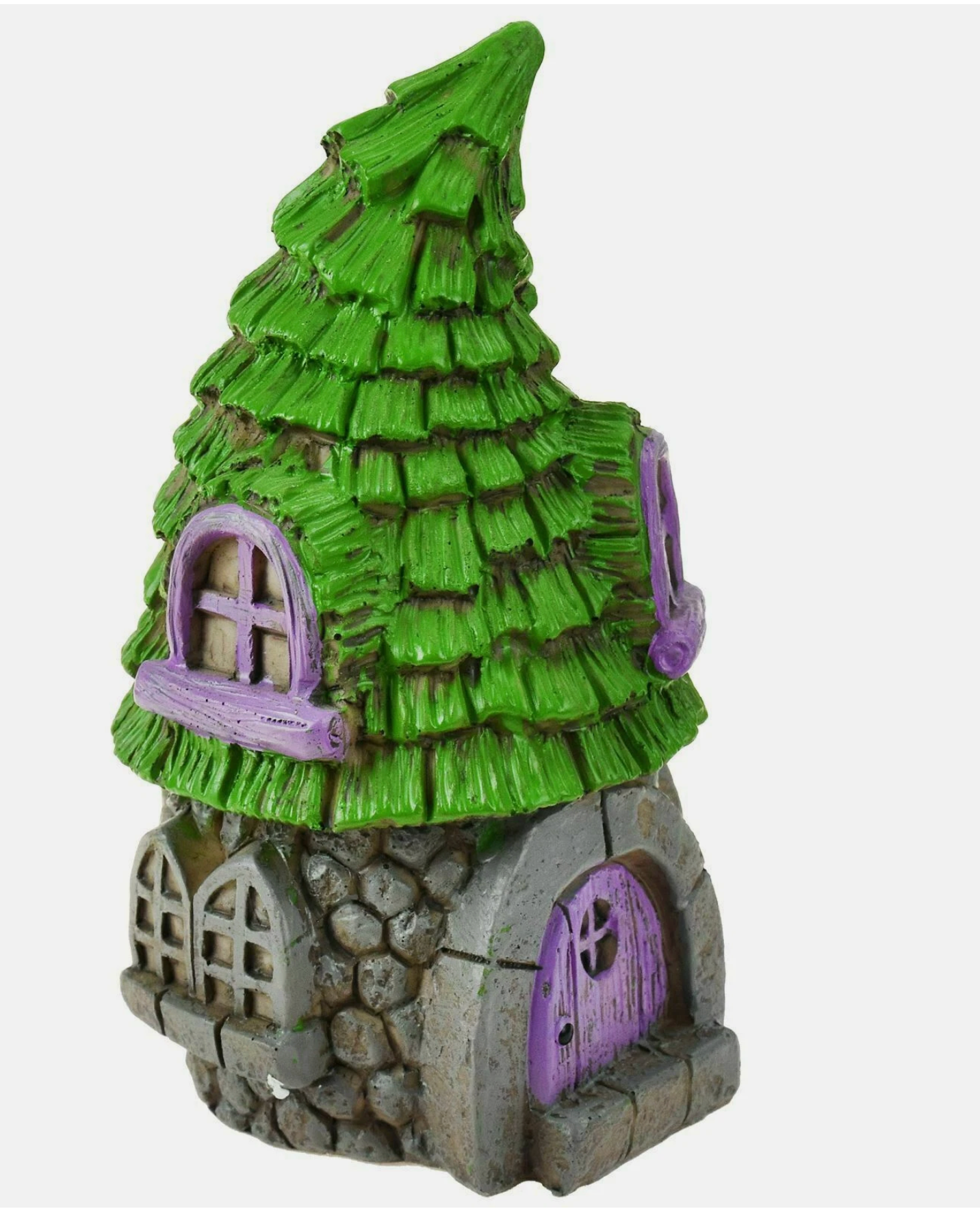 Conifer Casa 11 x 10 x 18cm - Secret Fairy Garden House Magic Resin Decorations