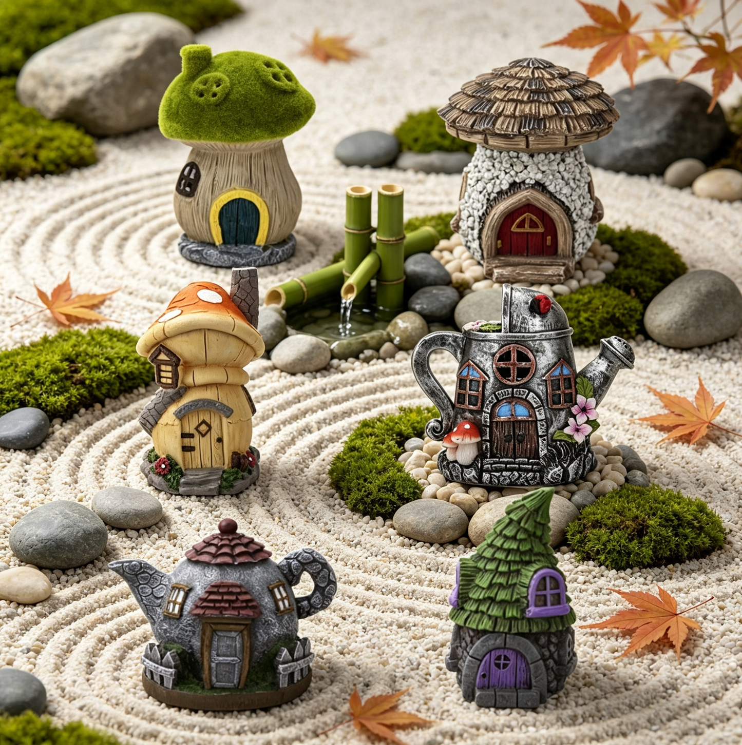 Enchanted Garden Woodland Miniature World Fairy Forest Dolls House Fairyland