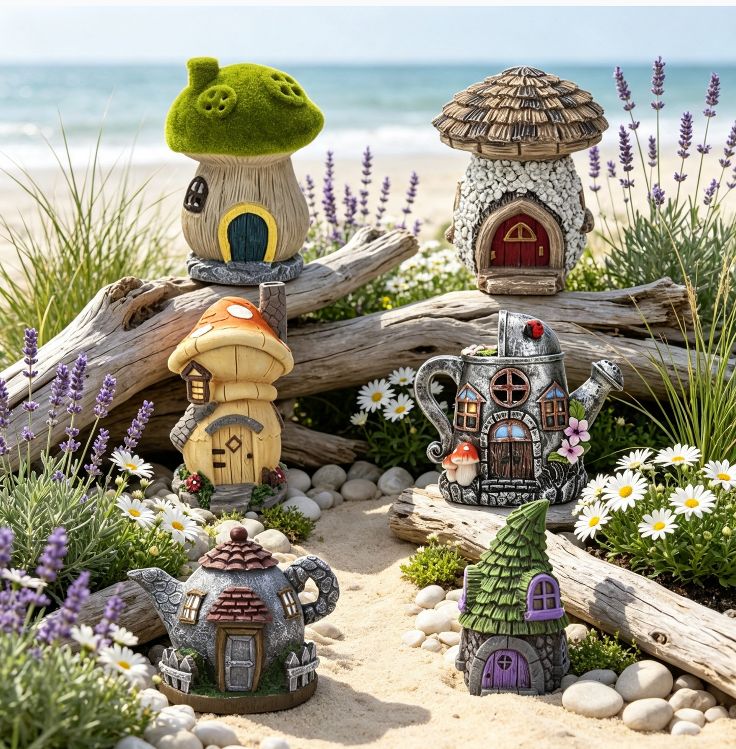 Enchanted Garden Woodland Miniature World Fairy Forest Dolls House Fairyland