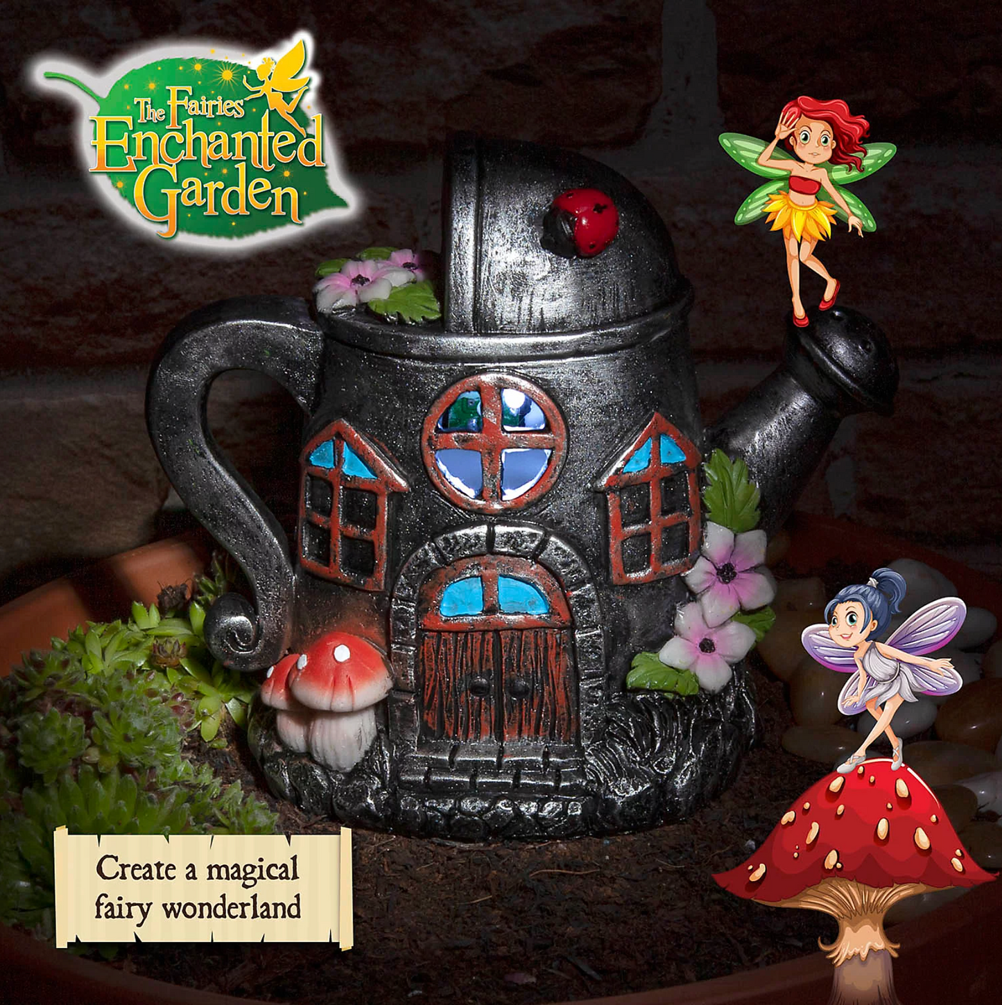 Enchanted Garden Woodland Miniature World Fairy Forest Dolls House Fairyland