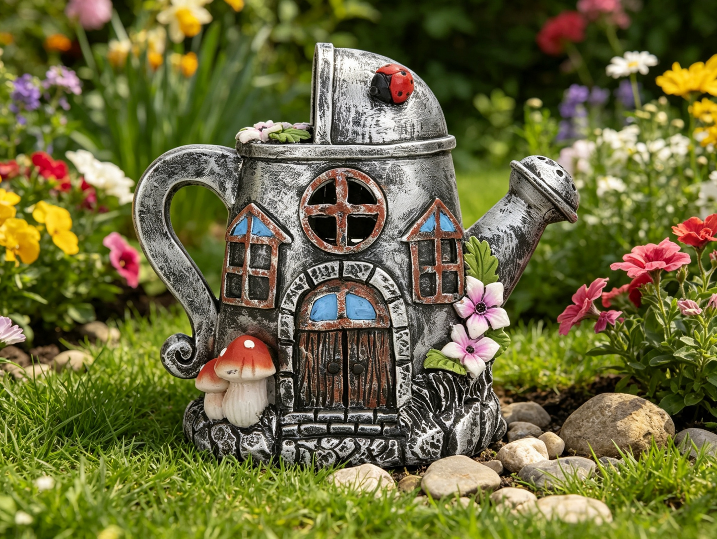 Enchanted Garden Woodland Miniature World Fairy Forest Dolls House Fairyland