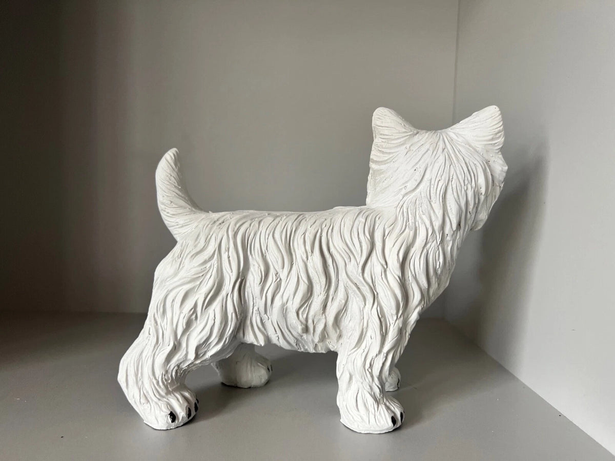 Westie Dog Garden Ornament Statues Sculpture Outdoor Resin Puppy Figurine Pup