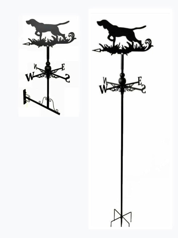 Dog floor stand and wall mounted weathervane